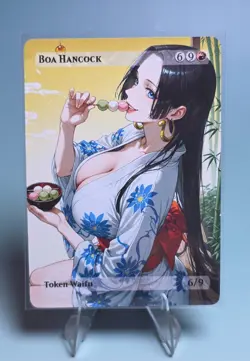 Boa Hancock, Waifu the Gathering, One Piece Anime Waifu Female Trading Card - Image 1