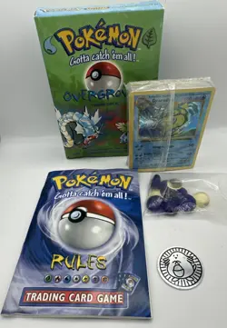Pokemon Overgrowth Theme Deck Opened with Sealed Cards Gyarados Shadowless - Image 1