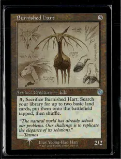 MTG Burnished The Brother's War Retro Frame Artifacts Holo Schematic Lot 2 LP - Image 1