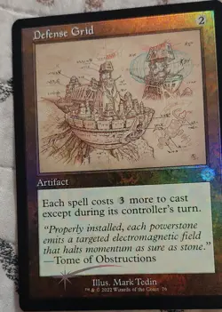 Defense Grid (Schematic) The Brothers' War: Retro Frame Artifacts Foil - Image 1