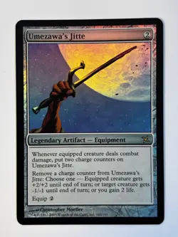 MTG Umezawa's Jitte, FOIL, Betrayers of Kamigawa, Magic the Gathering 2005 - Image 1
