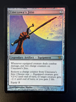 MTG Umezawa's Jitte, FOIL, Betrayers of Kamigawa, Magic the Gathering 2005 - Image 3