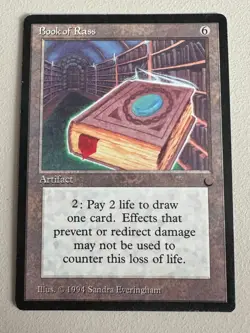 2x Book of Rass - MTG - The Dark- Englisch ©1994 NM Uncommon - Image 3