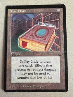 2x Book of Rass - MTG - The Dark- Englisch ©1994 NM Uncommon - Image 4