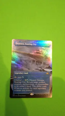 FOIL - Otawara, Soaring City - Borderless - NM Near Mint - MTG - Kamigawa - Image 1