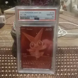 Pokemon TCG Victini 172/086 White Flare Holo PSA 10 Gem Mint - Image 1