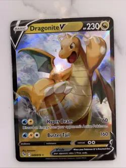 Pokemon GO​ - Dragonite V (049/078) Near Mint Holofoil​​​ - Image 1