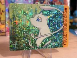 1999 Vintage Pocket Monsters Vending Prism - Mew Underwater Movie Scene #34 - Image 3