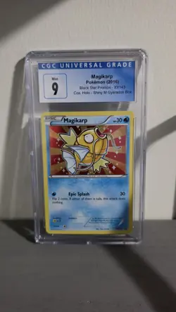 2016 Pokemon XY Black Star Promo Magikarp-Holo #XY143 CGC 9 MINT - Image 1