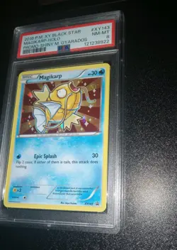 Pokemon 2016 XY Black Star Promo Magikarp Psa 8 Nm - Image 1