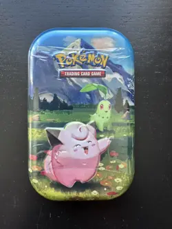 Pokemon TCG: Mega Evolution Ascended Heroes Mini Tin: Clefairy & Chikorita - Image 1