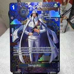 Bandai One Piece CCG Sengoku SP Alt Art Holo OP07-046 English 2000 Character - Image 1