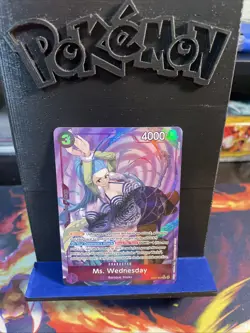 One Piece Ms. Wednesday SR Alt Art EB01-034 Extra Booster NM - Image 1