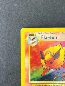 Flareon 3/64 Holo Rare - Jungle Set - WOTC 2000 - Vintage Pokemon Card - Image 2