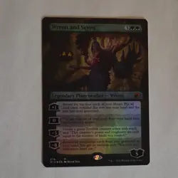 Magic: The Gathering Wrenn and Seven Mythic Foil Borderless MID 278 2021 - Image 1
