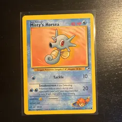 Pokemon TCG | Misty's Horsea 86/132 | Gym Heroes | NonHolo - Image 1