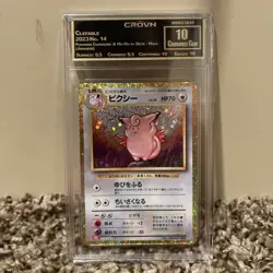 Pokemon Clefable 014/032 TCG Classic Charizard Holo crown gem 10 Japanese 2023 - Image 1