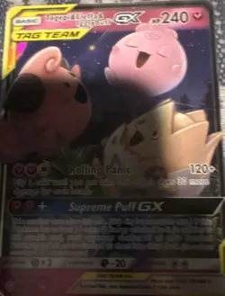 The Pokemon Company Togepi & Cleffa & Igglybuff GX 143/236 Holo Ultra Rare - Image 1