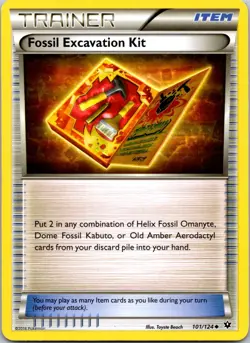 FOSSIL EXCAVATION KIT - 101/124 - FATES COLLIDE - - LP - Image 1