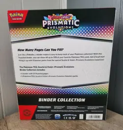 Pokemon TCG - Prismatic Evolutions Binder Collection - BRAND NEW SEALED - Image 2