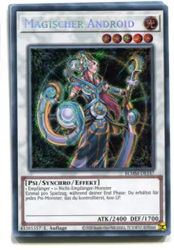 Yu-Gi-Oh! Magischer Android Secret Rare BLMM-DE147 - Image 1