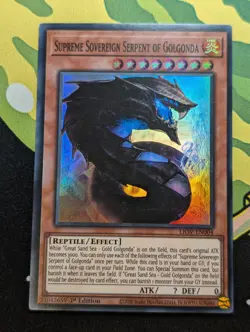Supreme Sovereign Serpent of Golgonda - LIOV-EN004 Super Rare 1st Ed YuGiOh - Image 1