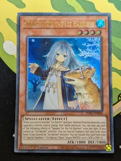 Speaker for the Ice Barriers SDFC-EN003 Ultra Rare 1st Edition YuGiOh Mod Play - Image 1