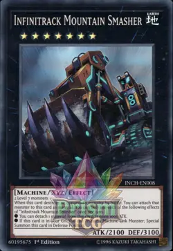 1st ed Infinitrack Mountain Smasher super rare INCH-EN008 Yugioh - Image 1