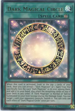 Yugioh Dark Magical Circle DUPO-EN051 Ultra Rare 1st NM - Image 1