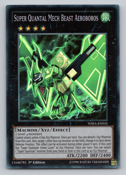 Super Quantal Mech Beast Aeroboros - WIRA-EN035 - Super Rare 1st Edition Yugioh - Image 1