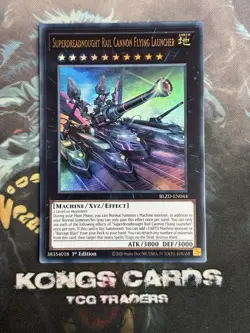 BLZD-EN044 Superdreadnought Rail Cannon Flying Launcher Ultra Rare YuGiOh! - Image 1