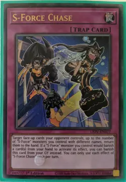 YuGiOh S-Force Chase Ultra Rare 1st Edition LIOV-EN077 NM - Image 1