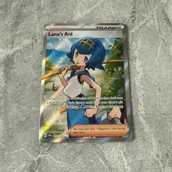 Pokemon TCG Lana's Aid Scarlet & Violet Twilight Masquerade Holo Card 207/167 NM - Image 1