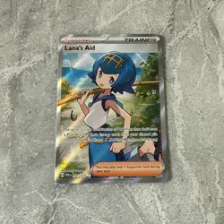 Pokemon TCG Lana's Aid Scarlet & Violet Twilight Masquerade Holo Card 207/167 NM - Image 2