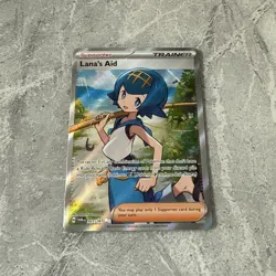 Pokemon TCG Lana's Aid Scarlet & Violet Twilight Masquerade Holo Card 207/167 NM - Image 3