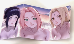 Genki Parade 2 Goddess Story: Naruto - Tri-fold - Waifu CCG Card - Image 2