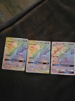 Pokemon TAG TEAM GX Card Lot MegaSableye Tyranitar Greninja Holo English - Image 2
