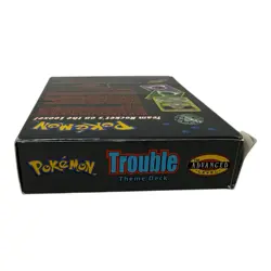 VINTAGE POKEMON 1999 2000 TEAM ROCKET THEME DECK TROUBLE TEAM ROCKET - BOX ONLY 742818061803 - Image 5