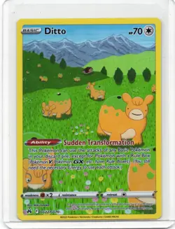Ditto GG22/GG70 Holo Crown Zenith Galarian Gallery Pokemon Holo NM - Image 1