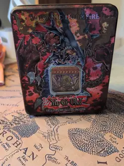 Yugioh Job Lot Collection Old And Modern Cards In Volcanic DoomFire Tin Yu-gi-oh - Image 1