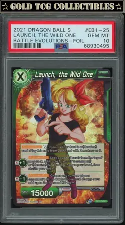 PSA 10 ⭐ Launch the Wild One Battle Evolutions Card Super DBS DBZ Heroes - Image 1