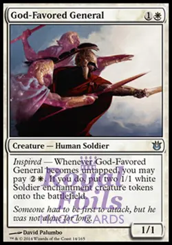 God-Favored General 2x FOIL BNG MTG Born of the Gods Uncommon MINT white - Image 1