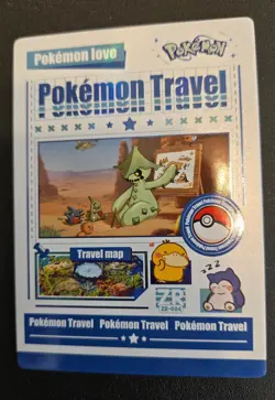 Pokemon Travel - ZR-004- Mengka Pokemon Cards - Image 1