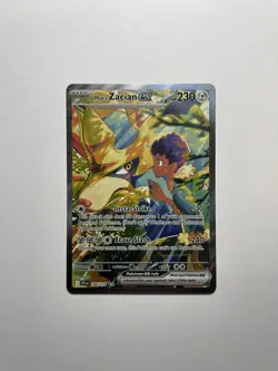 Pokemon TCG Hops Zacian EX Sir Journey Together Card 186/159 Ace 9 - Image 1