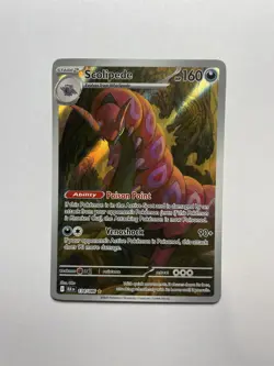Scolipede - Alt Art - 134/086 - Black Bolt - Illustration Rare Pokemon Card - Image 1