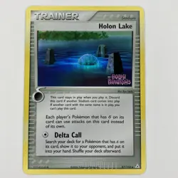 Holon Lake 87/110 Holon Phantoms Reverse Holo Stamped Trainer Pokemon Card MP - Image 1
