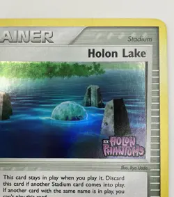 Holon Lake 87/110 Holon Phantoms Reverse Holo Stamped Trainer Pokemon Card MP - Image 3