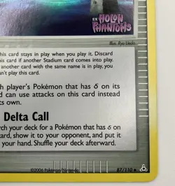 Holon Lake 87/110 Holon Phantoms Reverse Holo Stamped Trainer Pokemon Card MP - Image 4