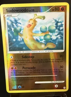 Sudowoodo 35/123 Mysterious Treasures Pokemon Reverse Holo Card - Image 1