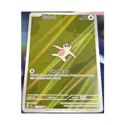 Pokemon Slakoth 212/191 Sv08: Surging Sparks Illustration Rare Holo Card - Image 1